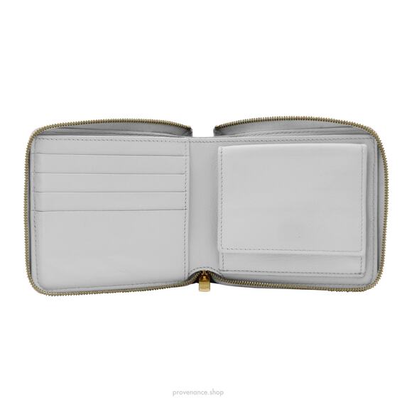 🔴 Celine Compact Zip Wallet - White/Red - Picture 6 of 7